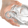 Vloeistof in glazen glazen fles